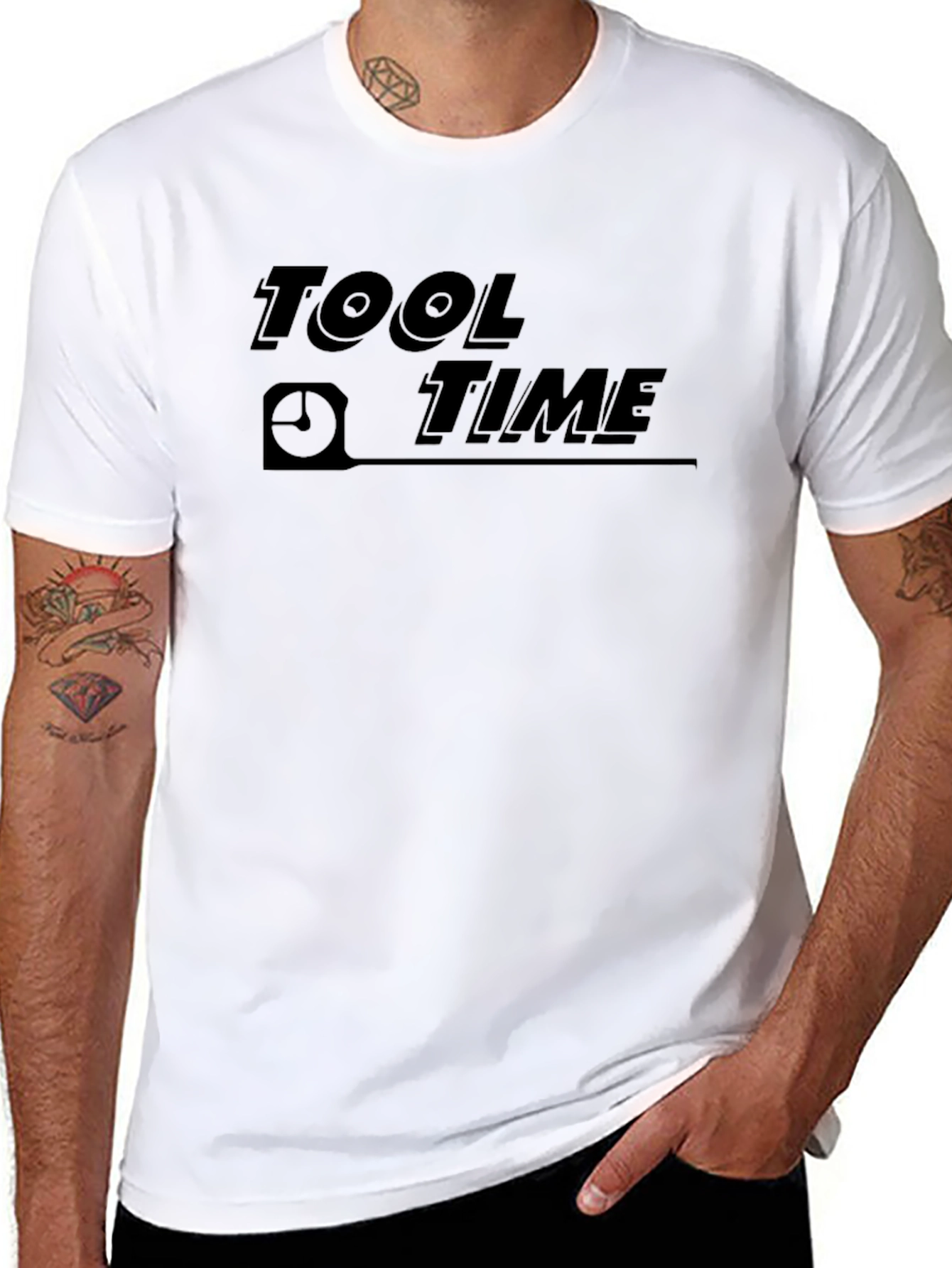 Tool Time Graphic Black T-Shirt