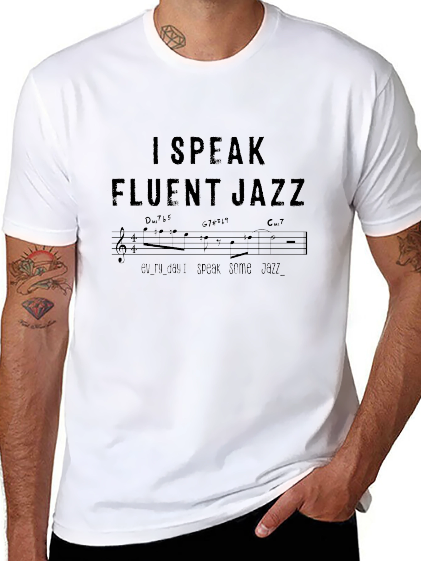 I Speak Fluent Jazz Graphic Tee