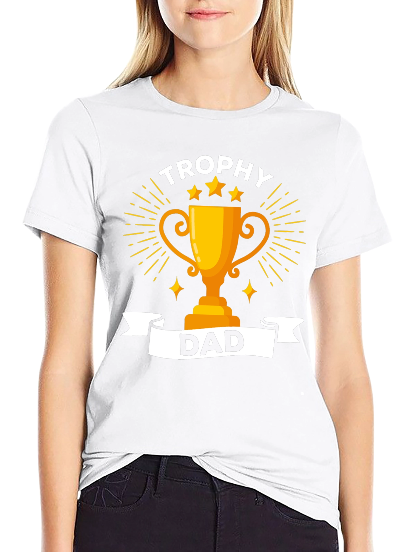 Trophy Dad Graphic T-Shirt - Black