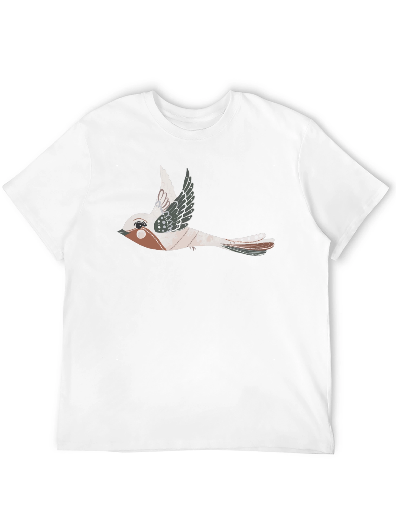 Bird Graphic Black T-Shirt