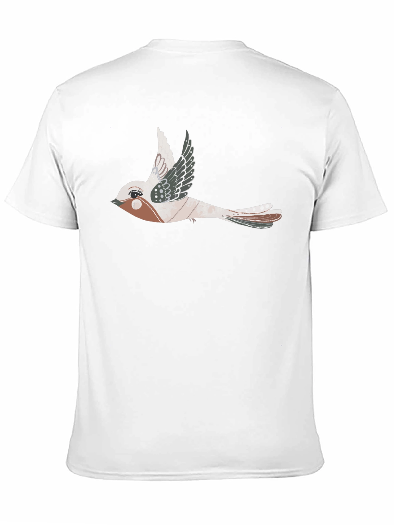 Bird Graphic Black T-Shirt