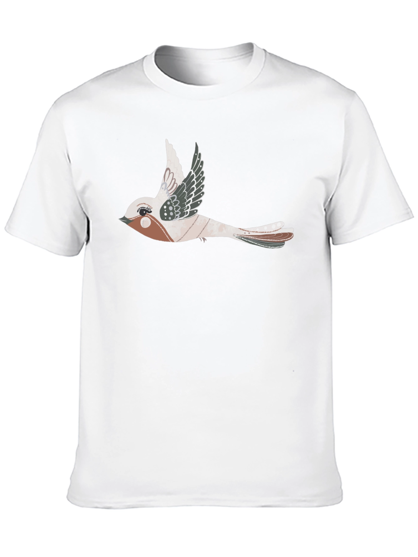 Bird Graphic Black T-Shirt