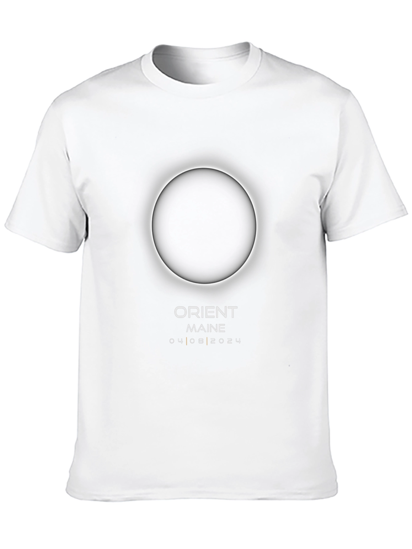 Orient Maine Eclipse 2024 Black T-Shirt