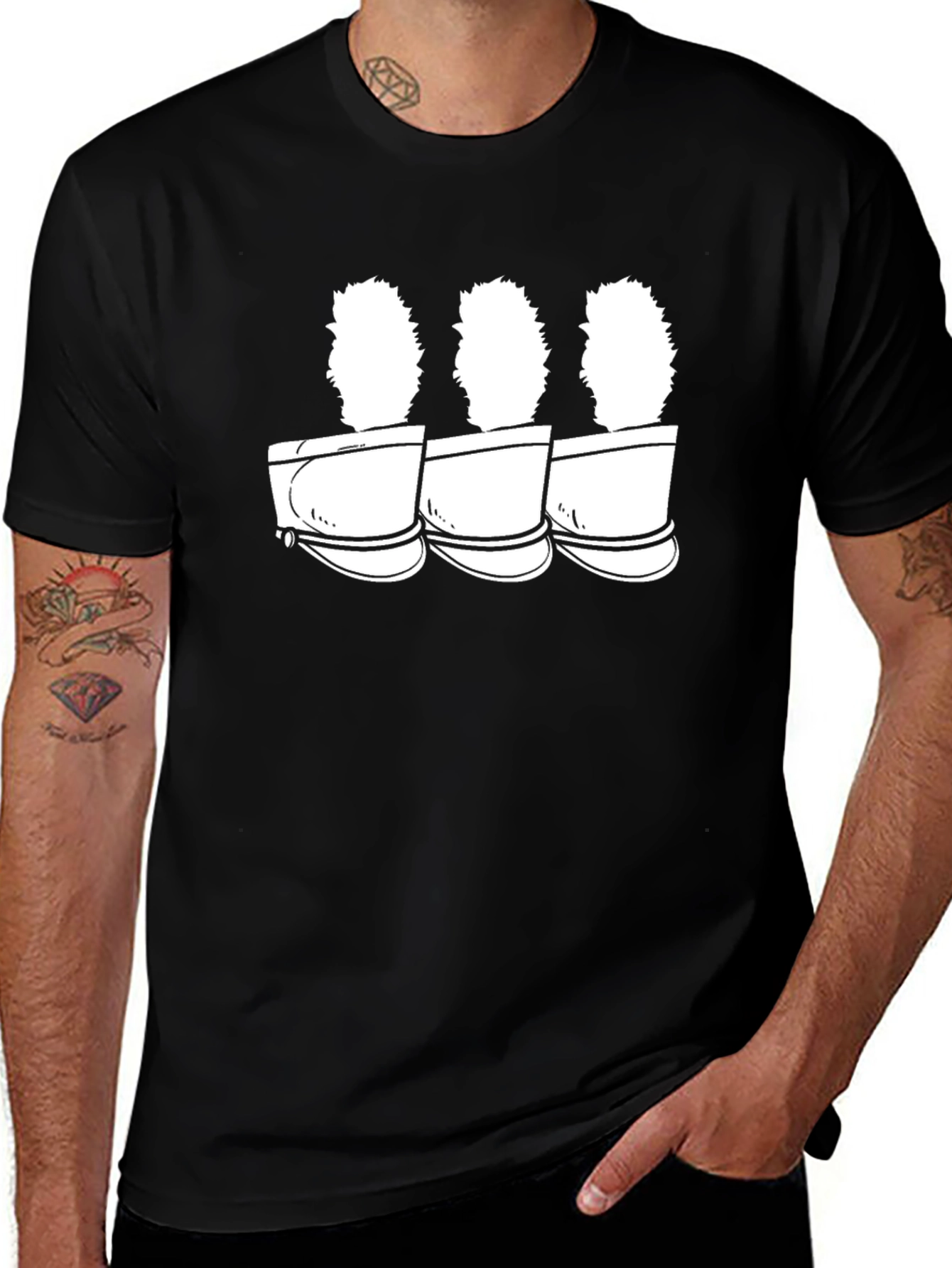 Marching Band Hat T-Shirt - Black