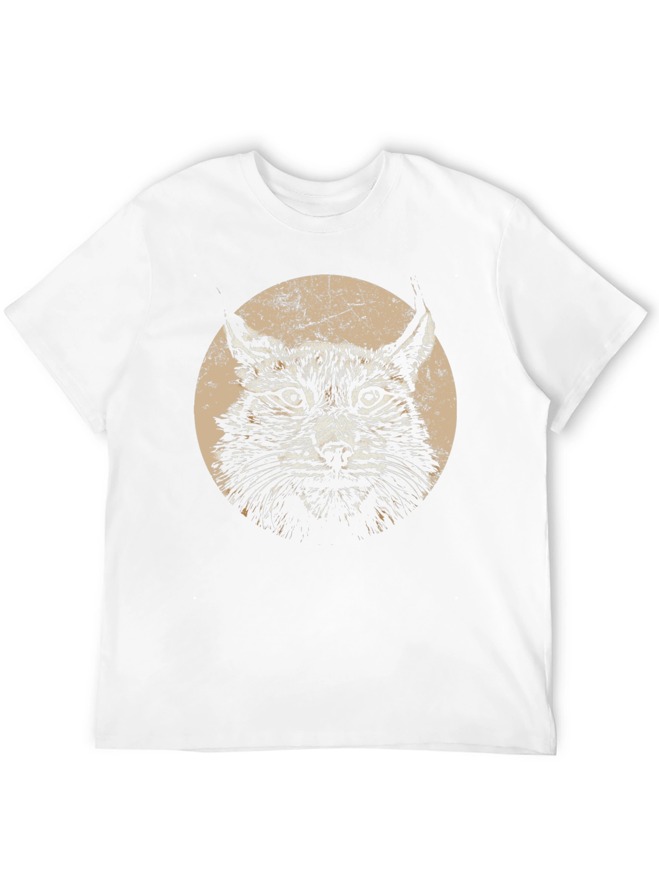 Lynx Graphic Print Black T-Shirt