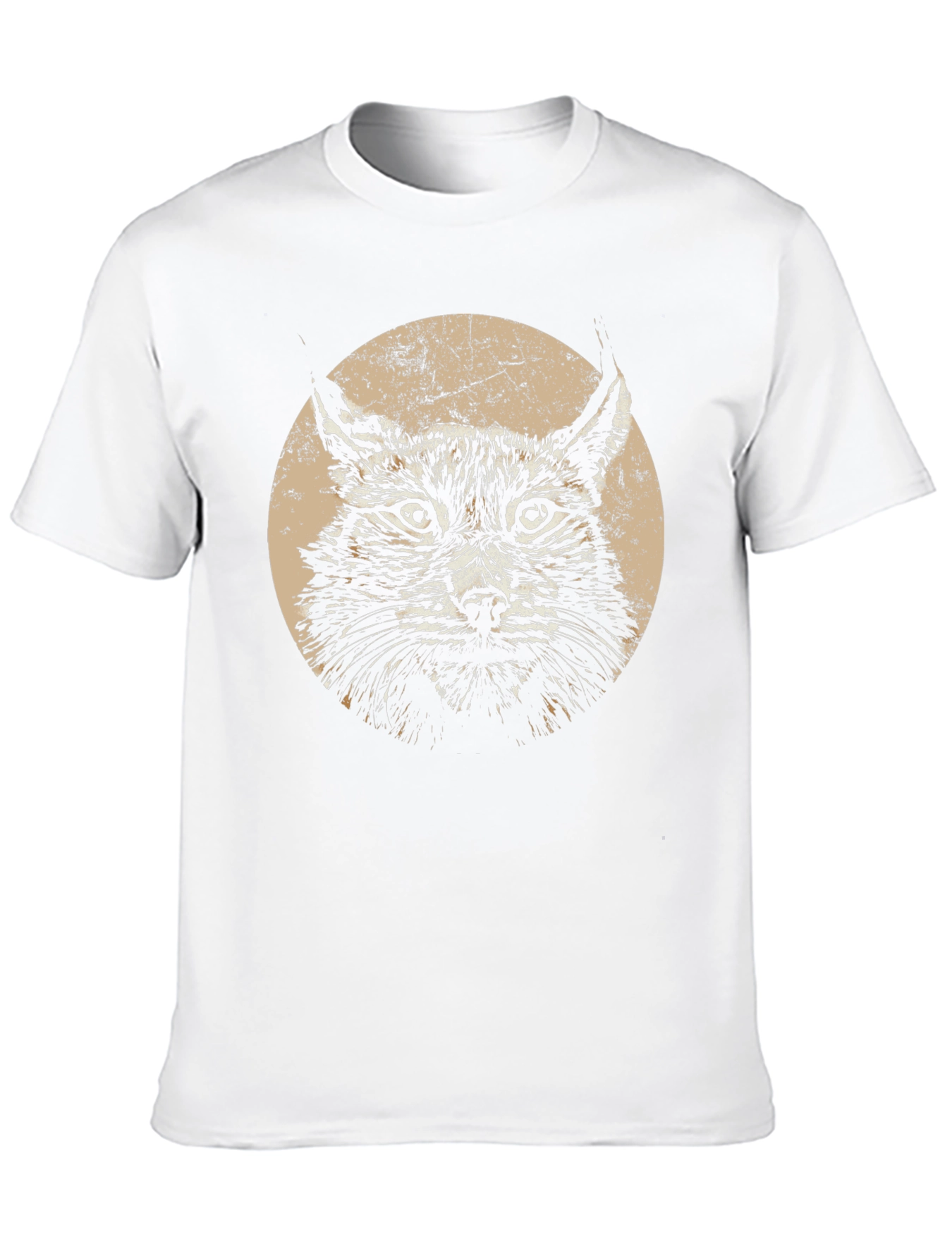 Lynx Graphic Print Black T-Shirt