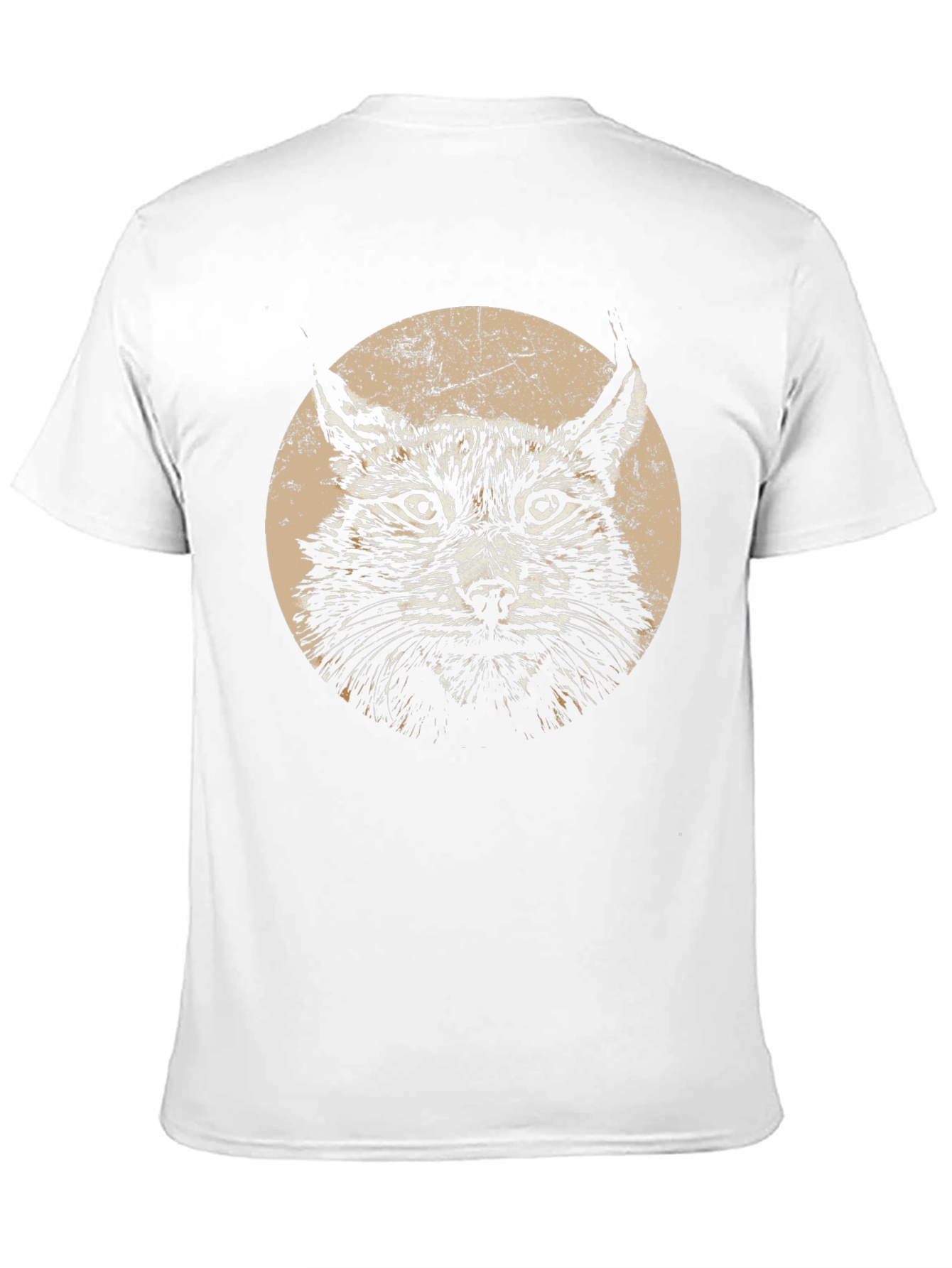 Lynx Graphic Print Black T-Shirt