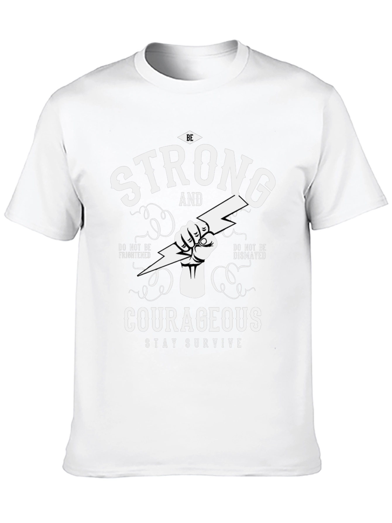 Be Strong Courageous Graphic Tee