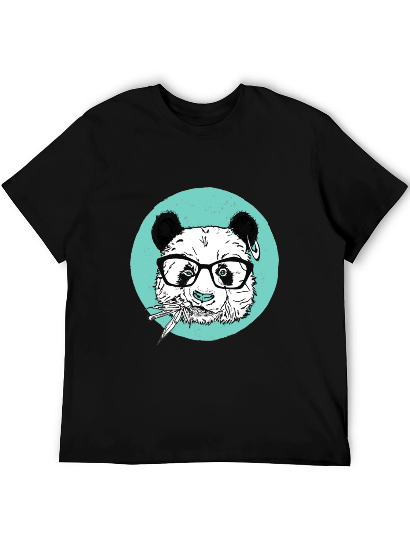 Hipster Panda T-Shirt - Cool Graphic Tee