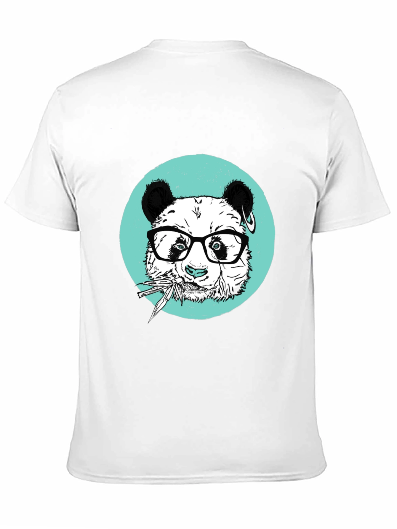 Hipster Panda T-Shirt - Cool Graphic Tee