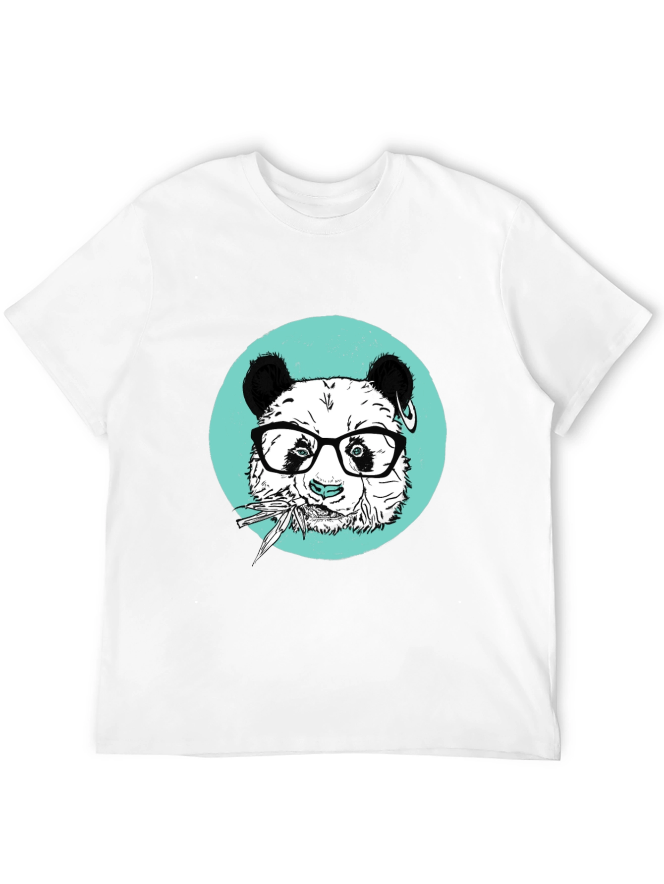 Hipster Panda T-Shirt - Cool Graphic Tee