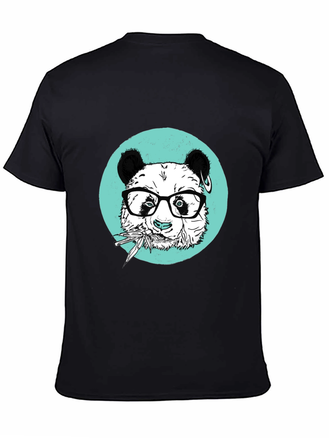 Hipster Panda T-Shirt - Cool Graphic Tee