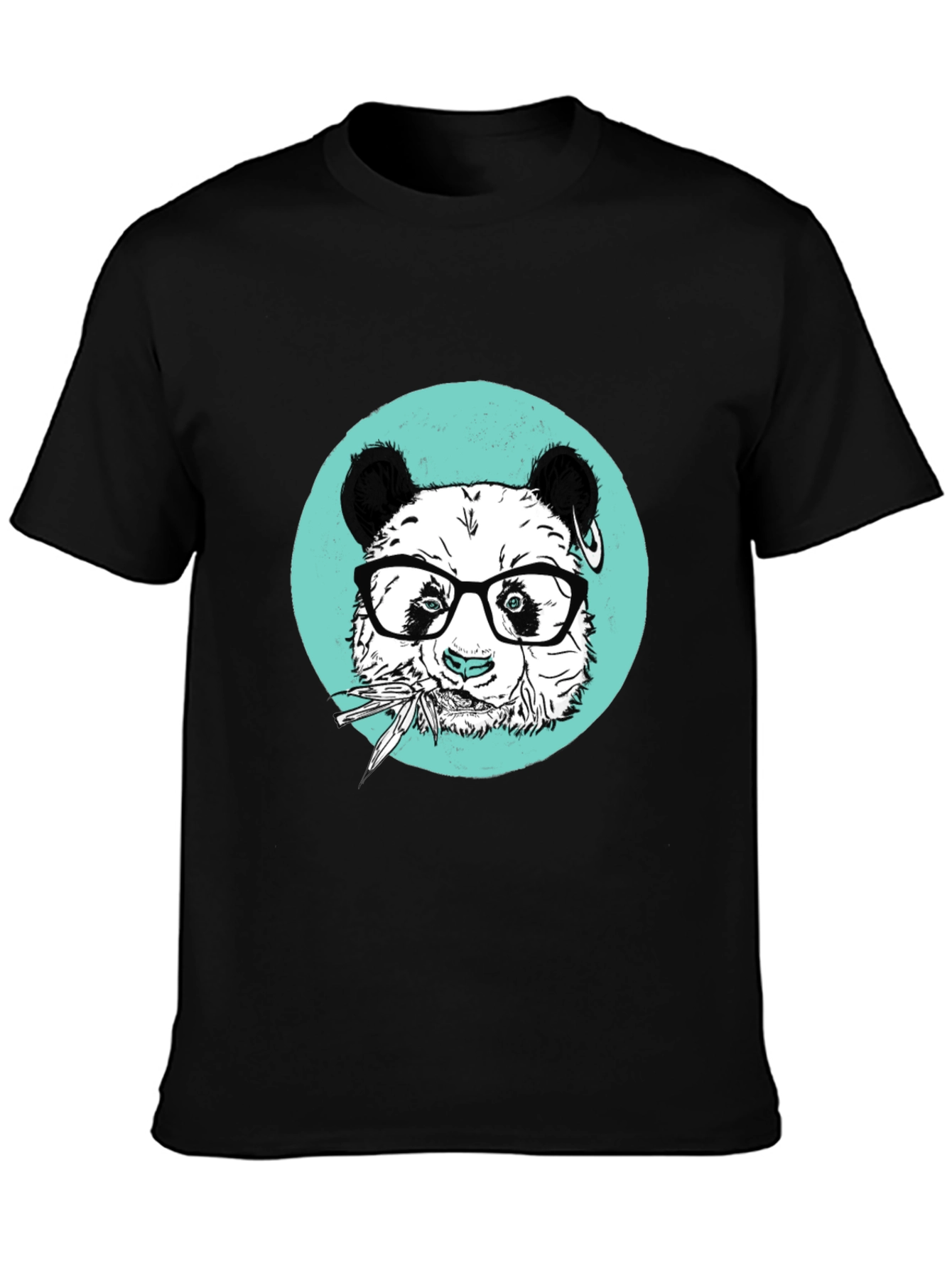 Hipster Panda T-Shirt - Cool Graphic Tee
