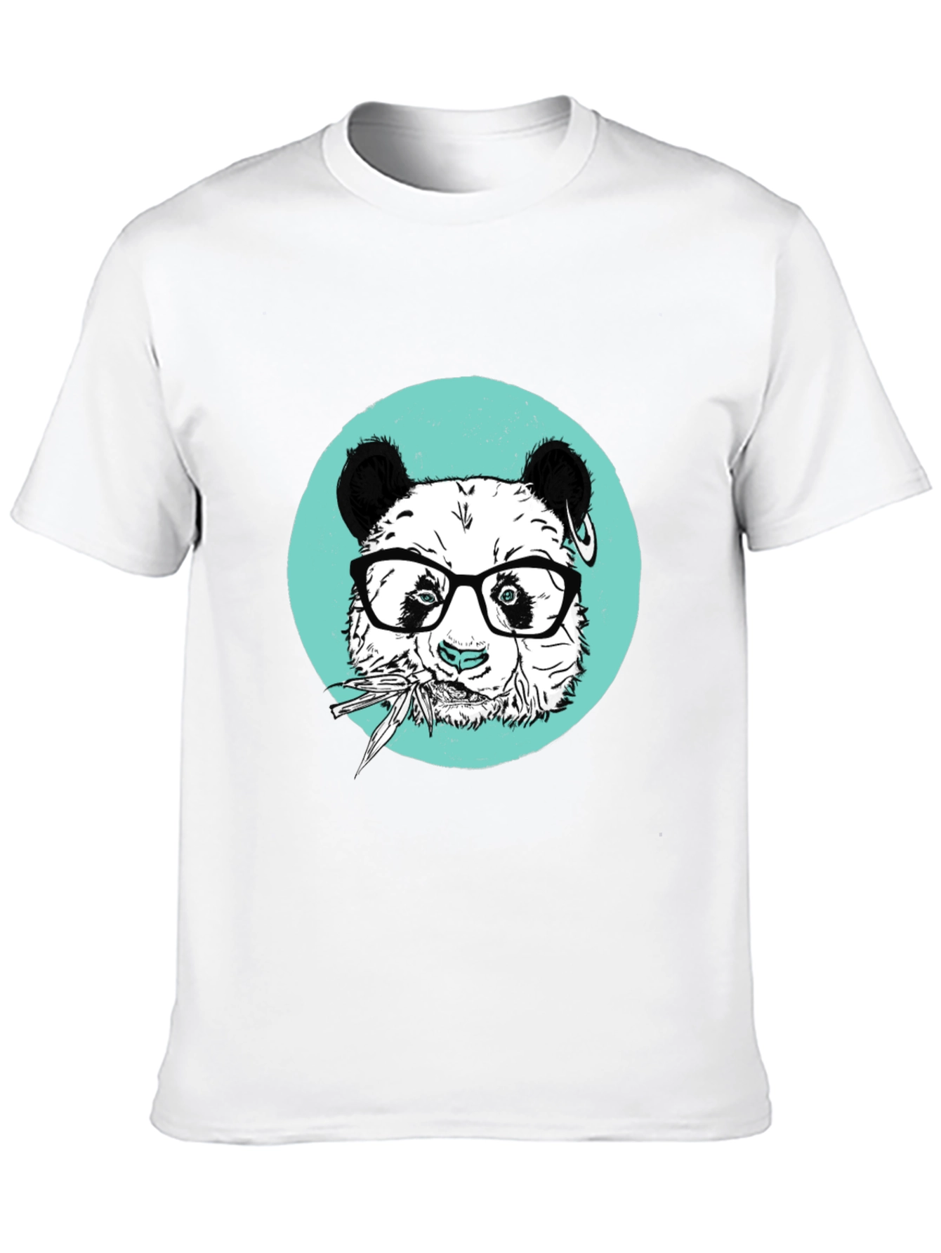 Hipster Panda T-Shirt - Cool Graphic Tee