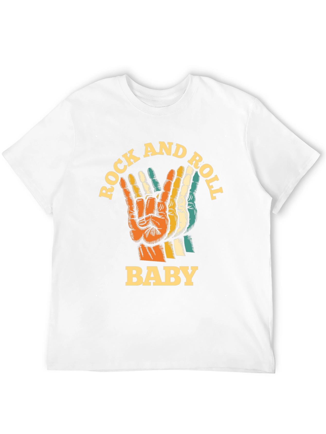 Rock and Roll Baby Retro Graphic Tee