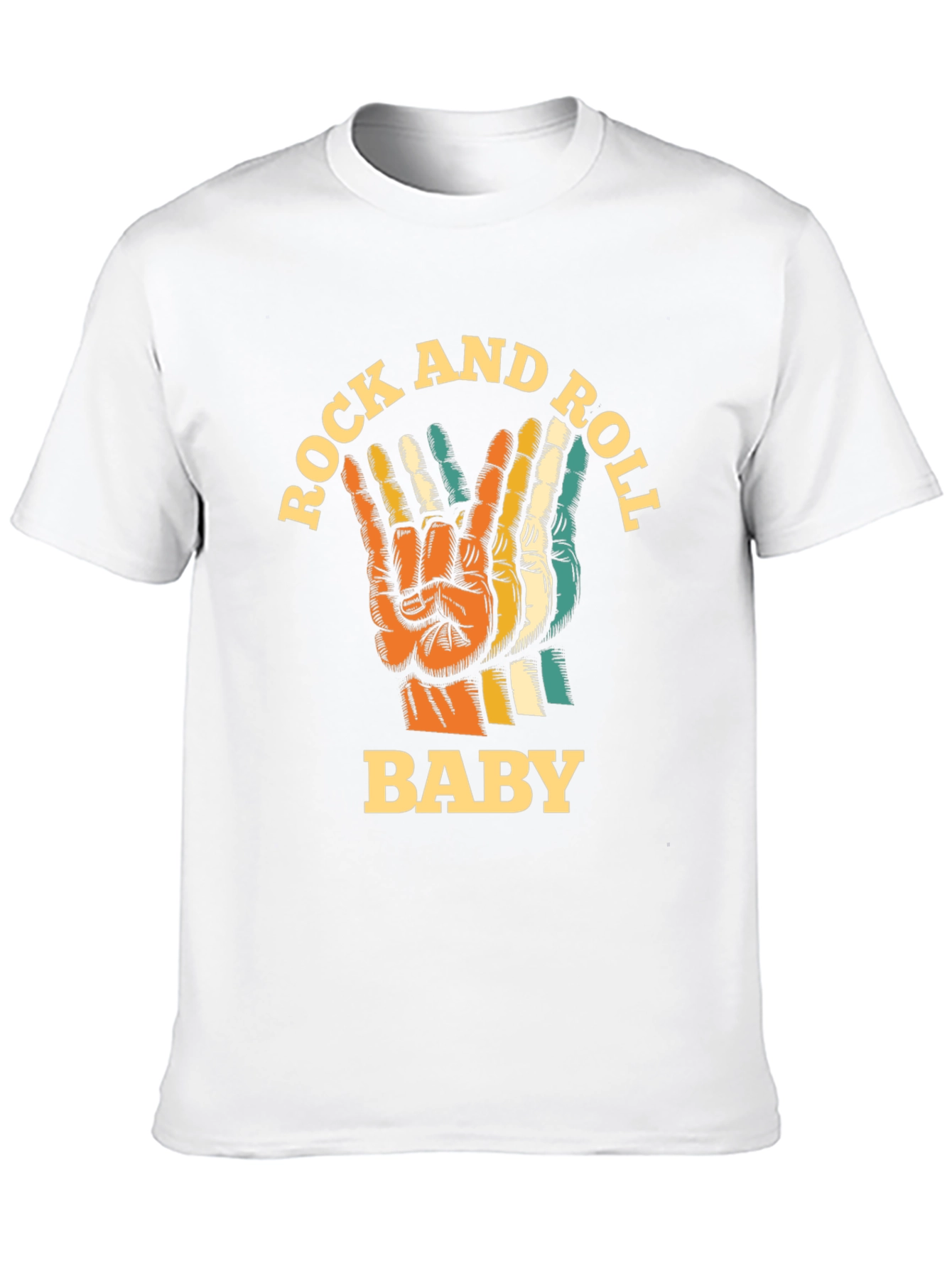 Rock and Roll Baby Retro Graphic Tee