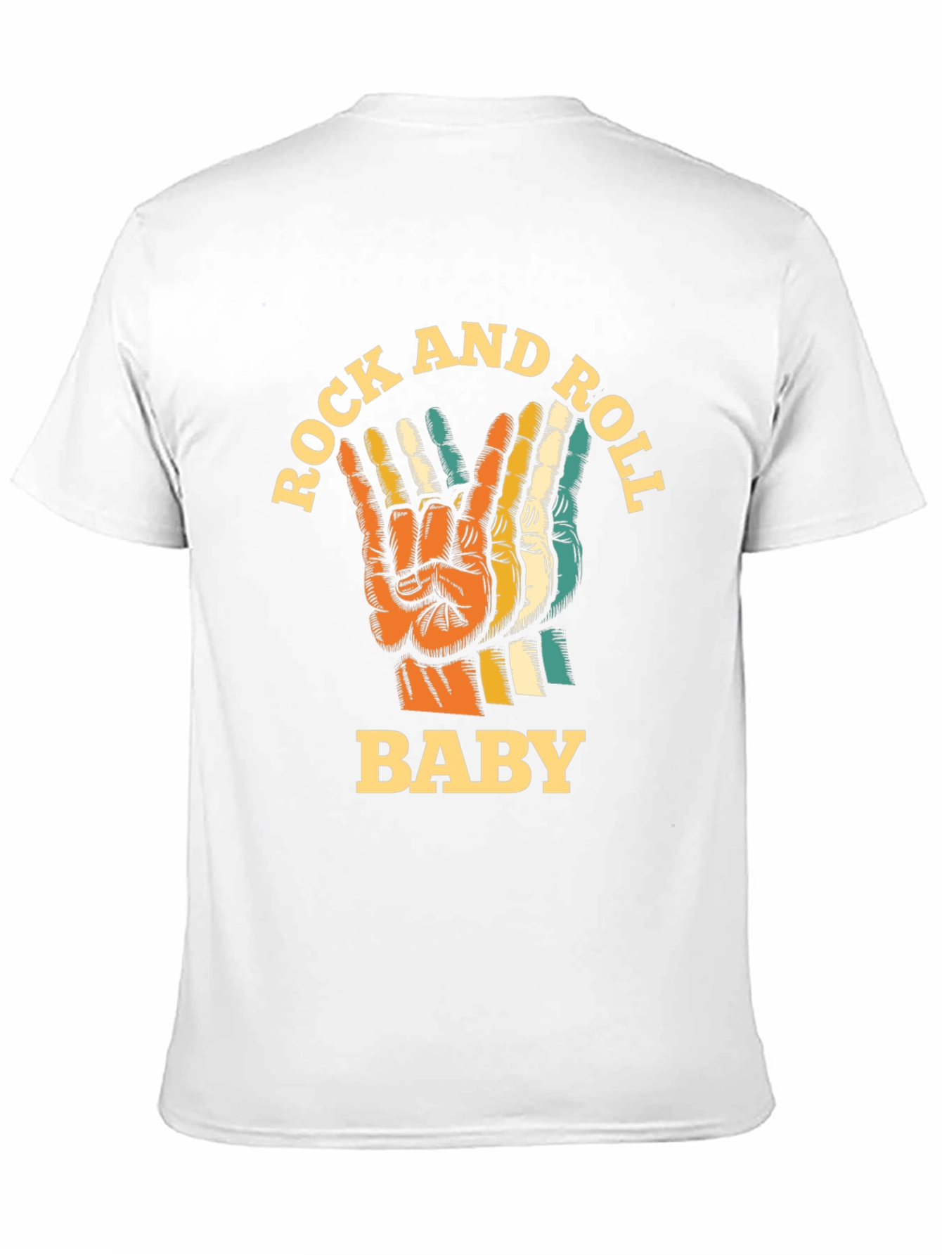 Rock and Roll Baby Retro Graphic Tee