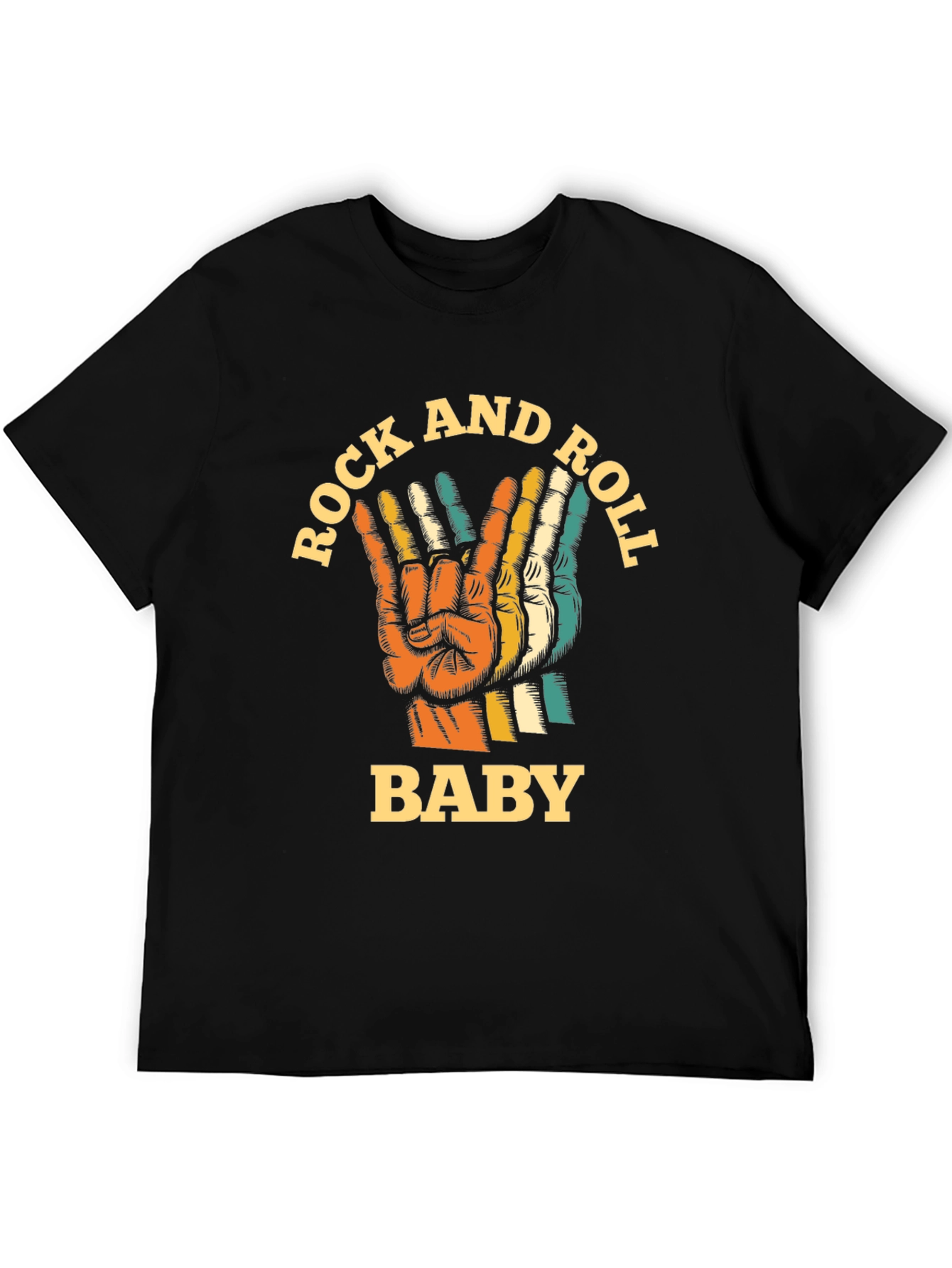 Rock and Roll Baby Retro Graphic Tee
