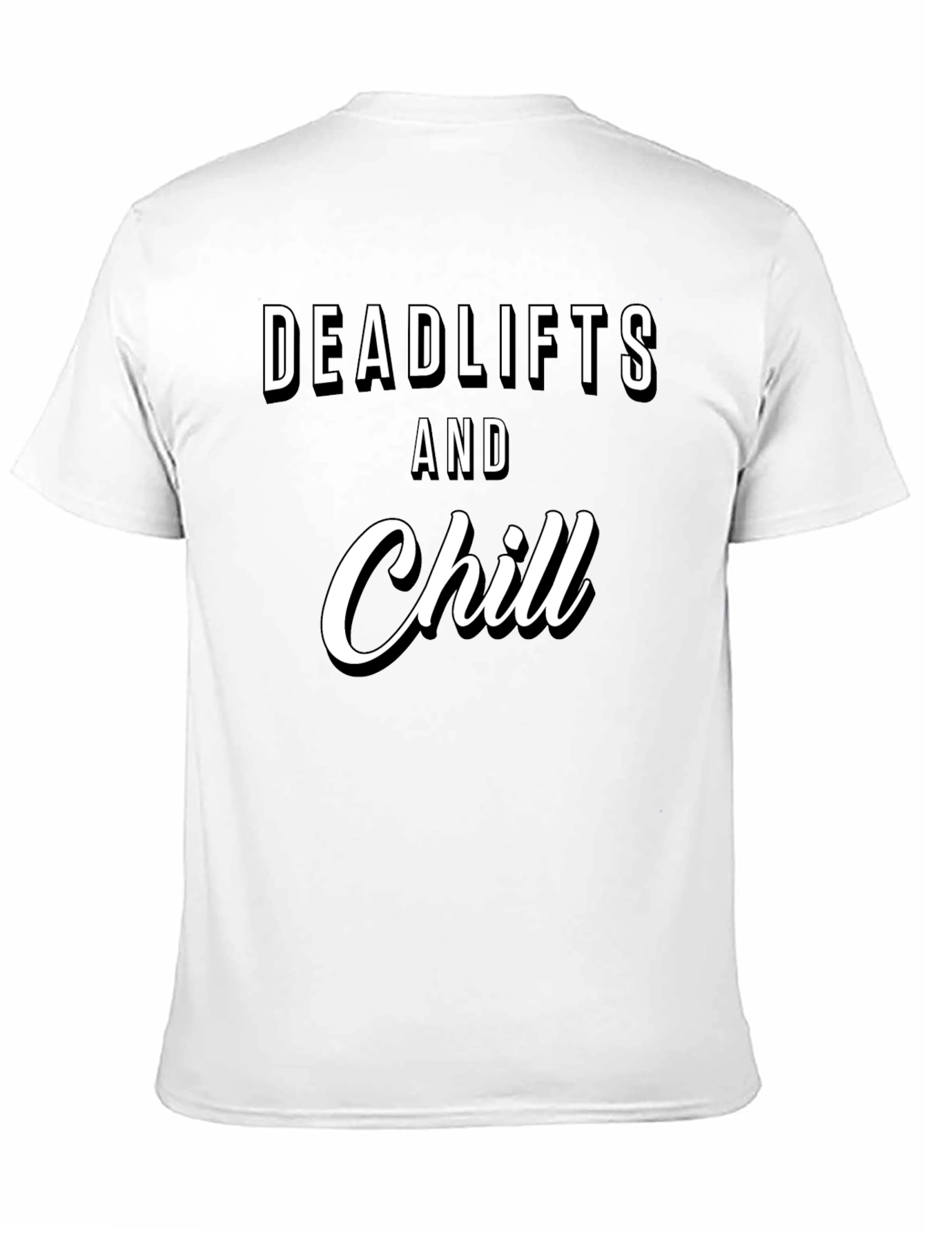 Deadlifts & Chill Black Graphic Tee