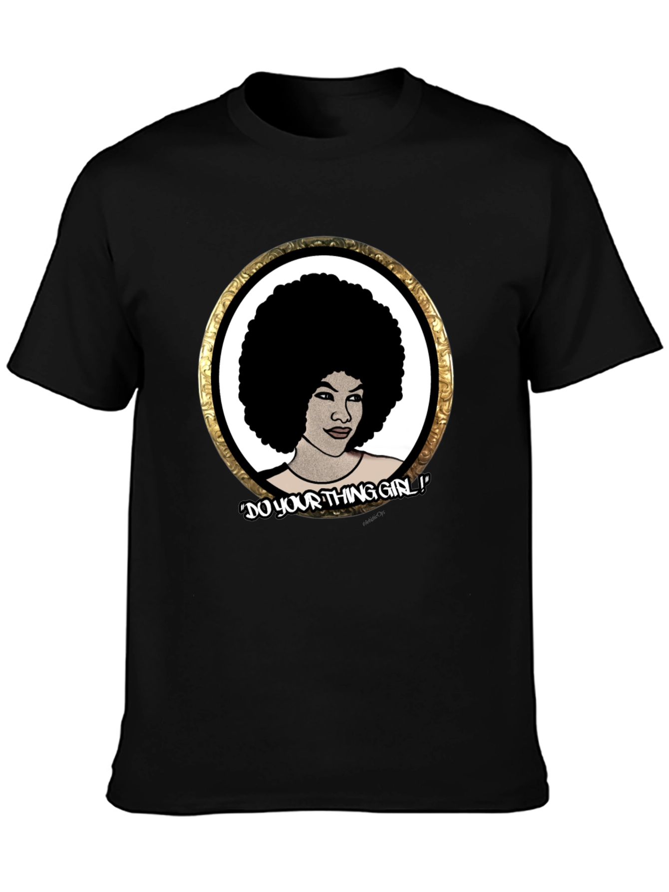 Afro Girl Graphic Tee - Do Your Thing!