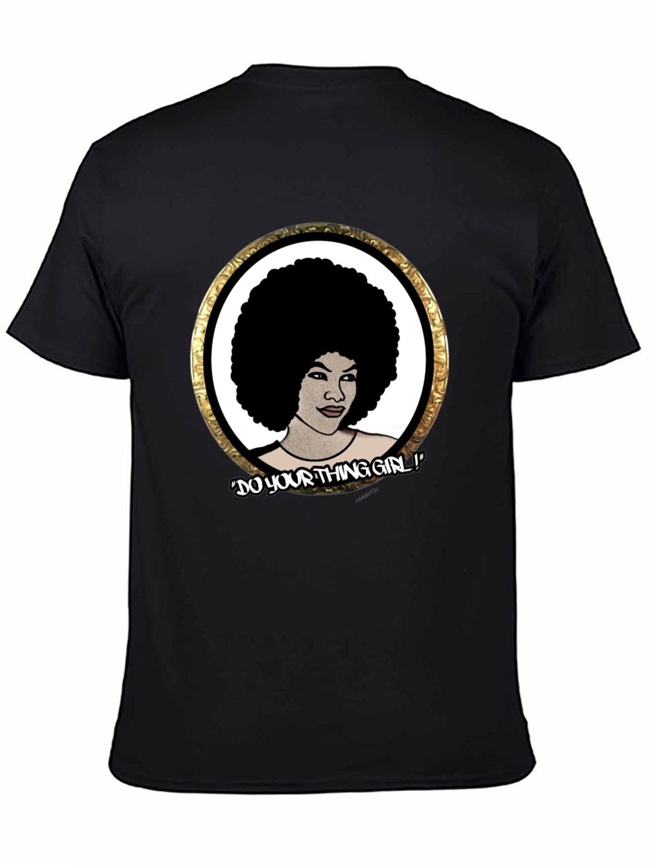 Afro Girl Graphic Tee - Do Your Thing!