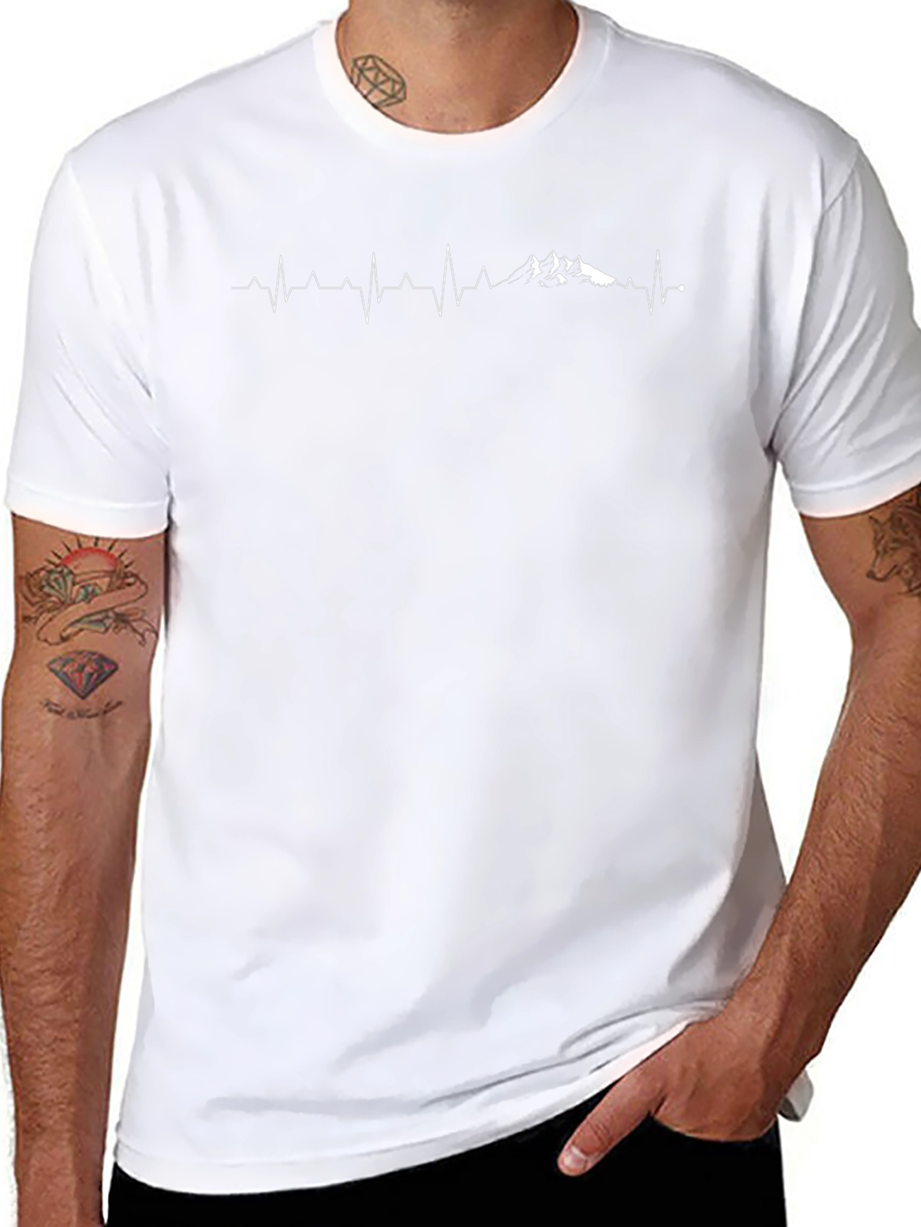 Mountain Heartbeat Tee - Adventure Calling!