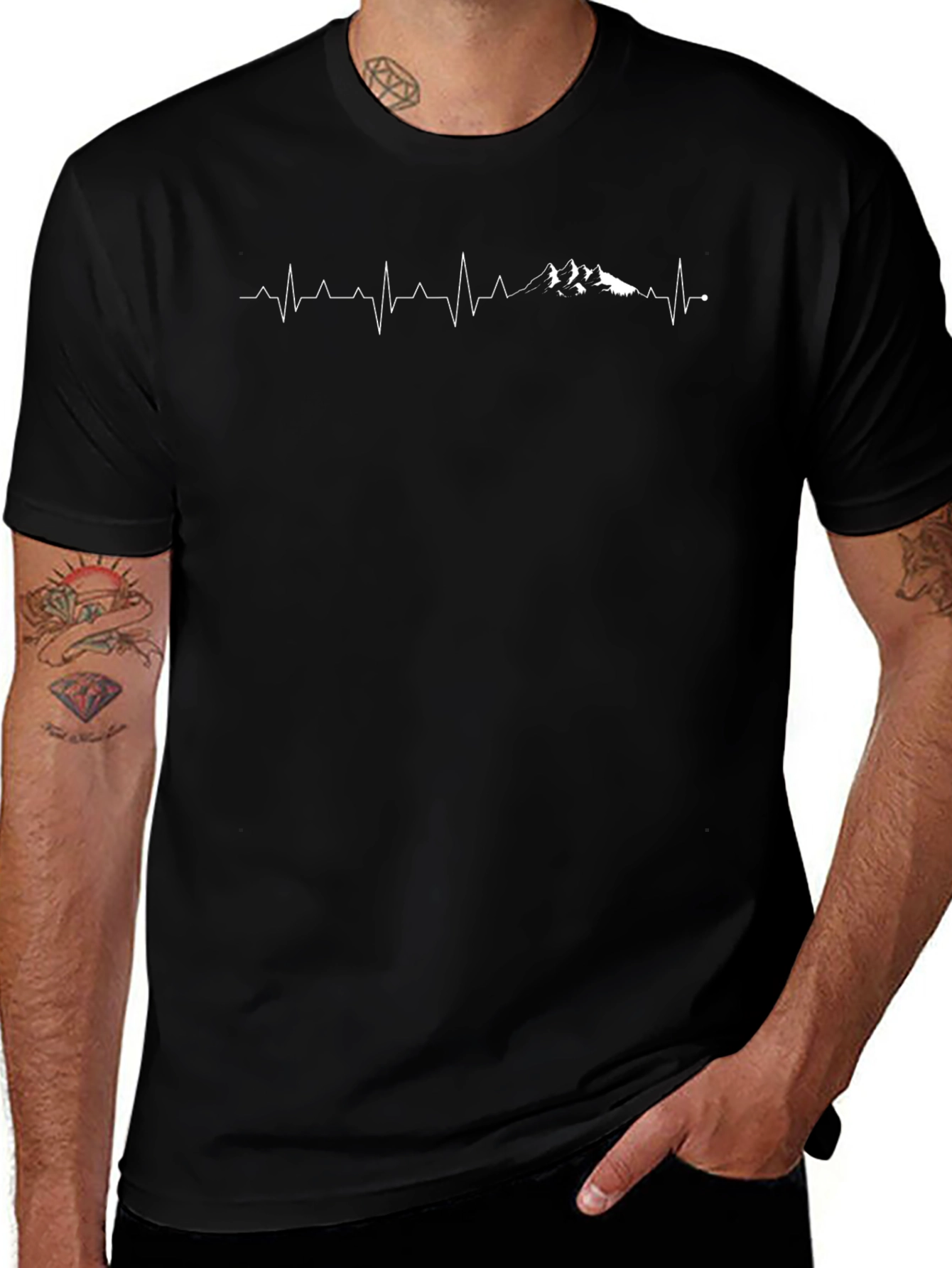 Mountain Heartbeat Tee - Adventure Calling!