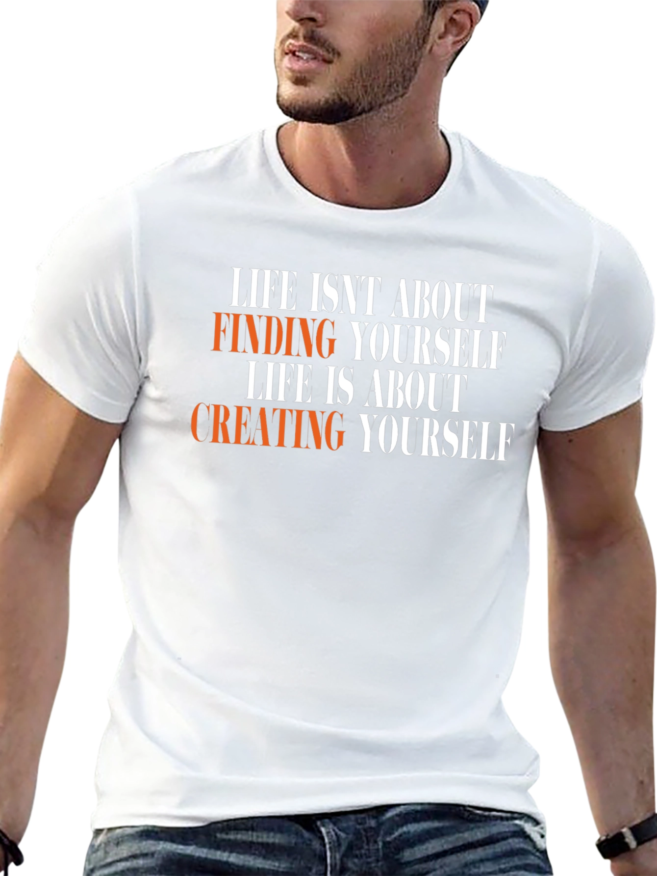 Inspirational Life Quote Black T-Shirt