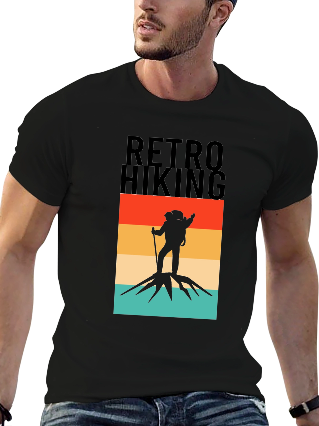 Retro Hiking Graphic T-Shirt