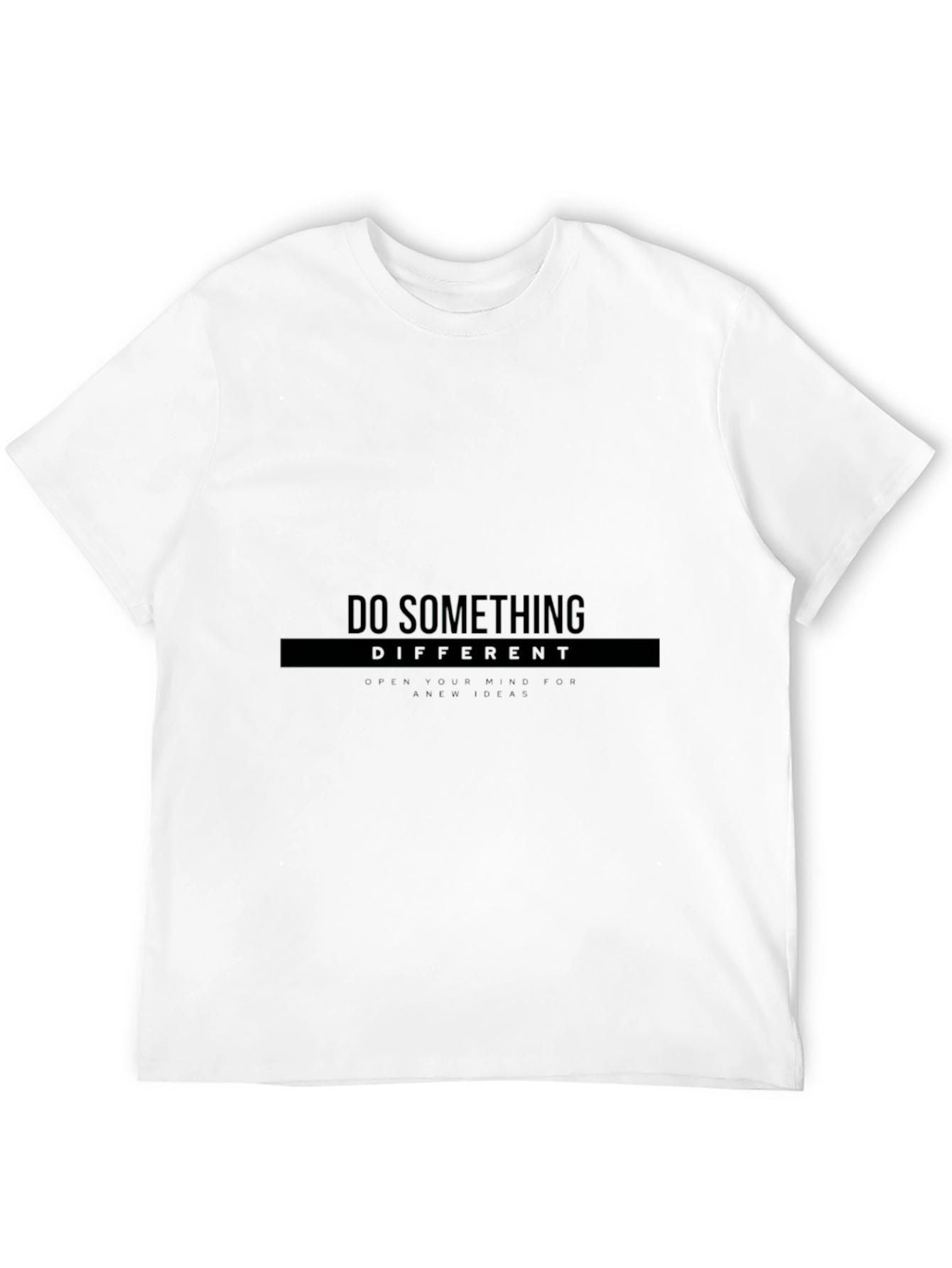 Do Something Different Graphic Tee - Black