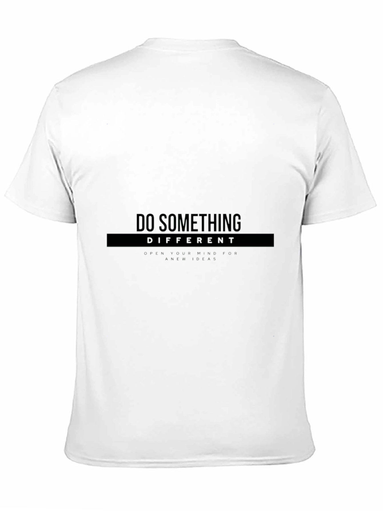 Do Something Different Graphic Tee - Black