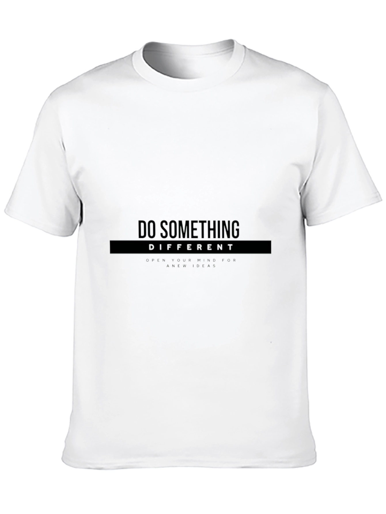 Do Something Different Graphic Tee - Black