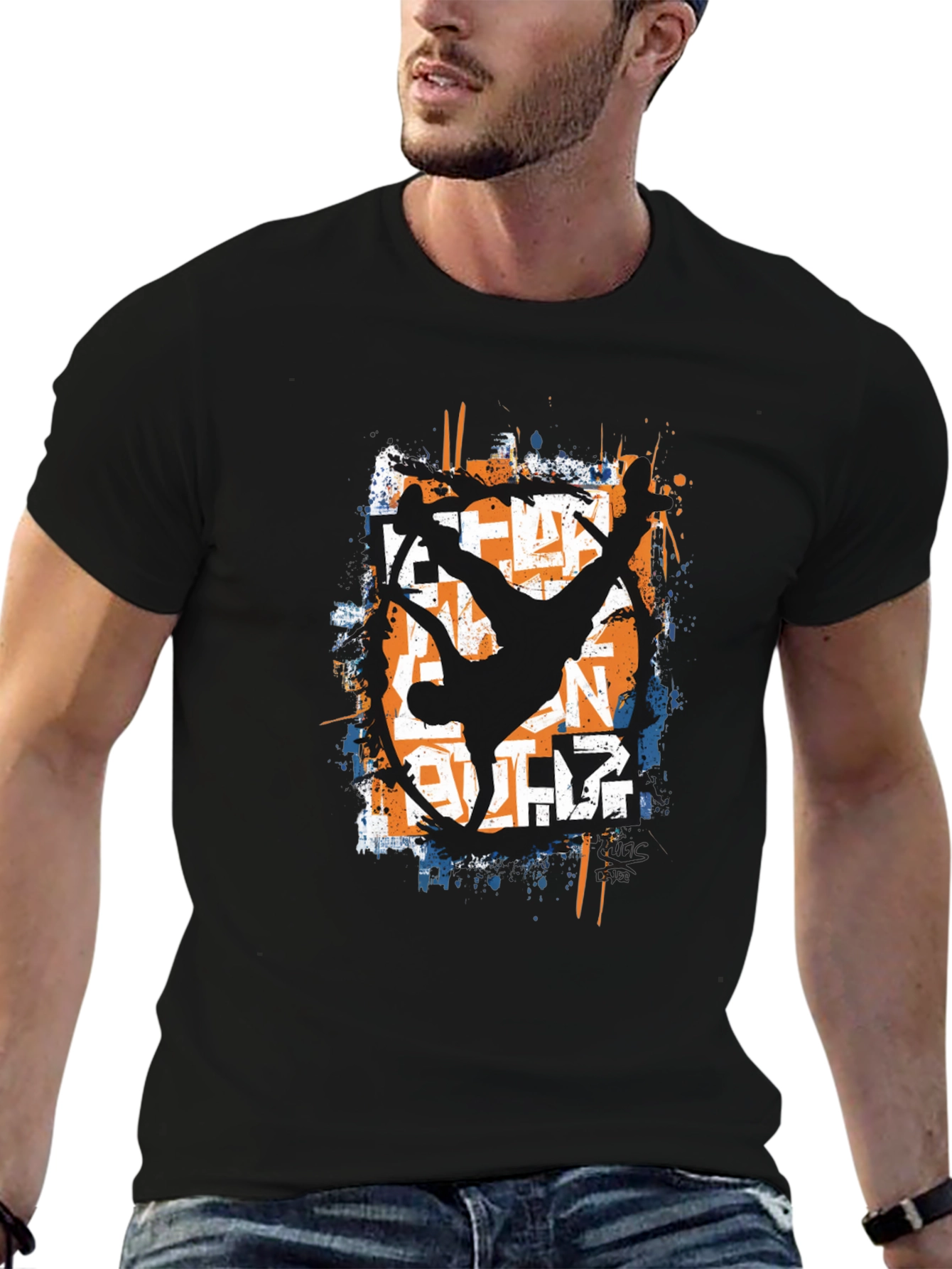 Urban Dance Graphic Tee - Breakdancing Style