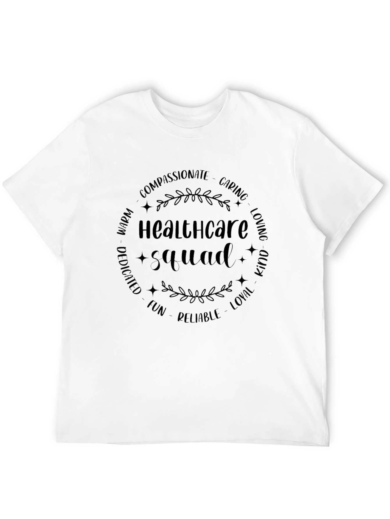 Healthcare Squad Black T-Shirt