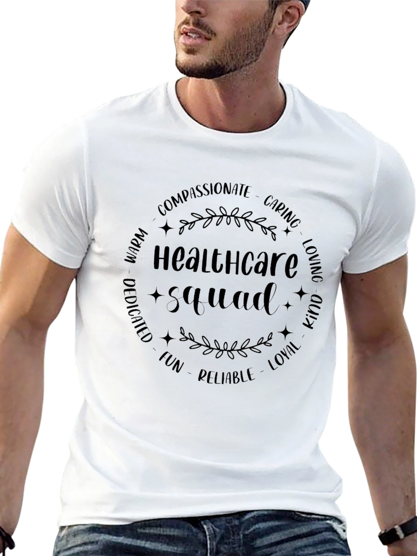 Healthcare Squad Black T-Shirt