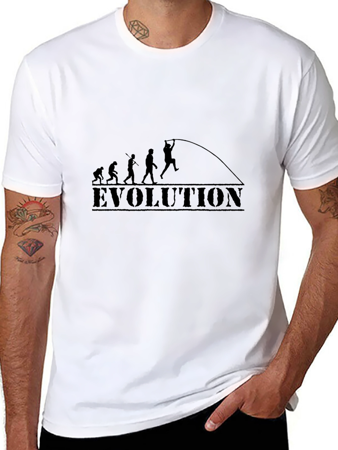 Evolution Pole Vault T-Shirt - Black