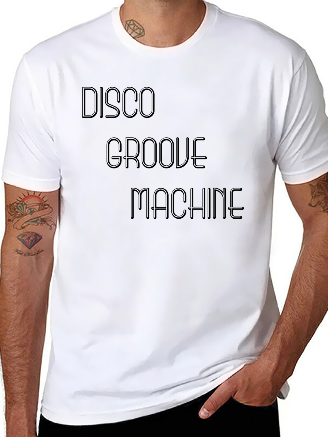 Disco Groove Machine Tee - Retro Party Vibes