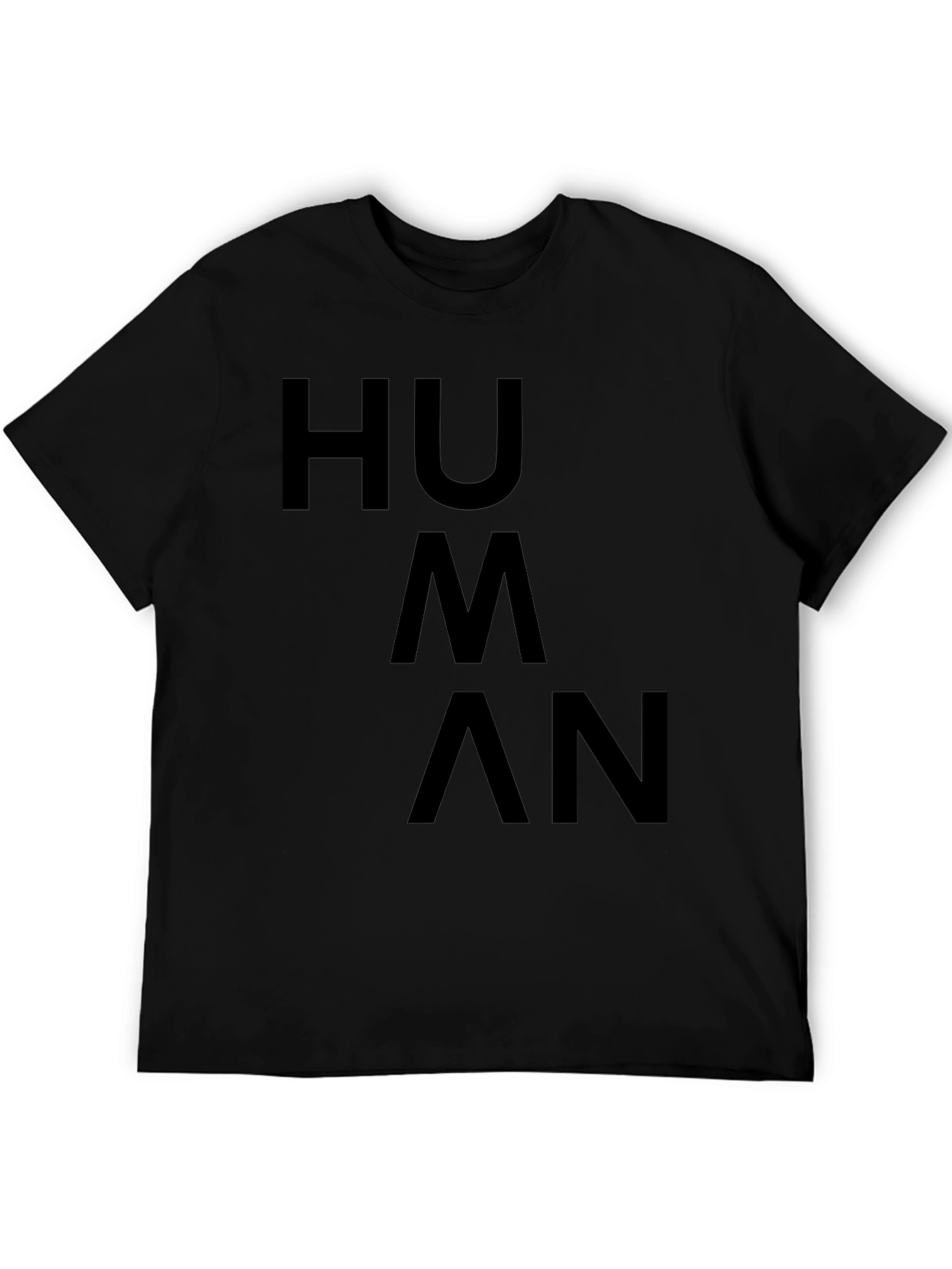 HUMAN Statement Tee - Bold & Simple Graphic Shirt