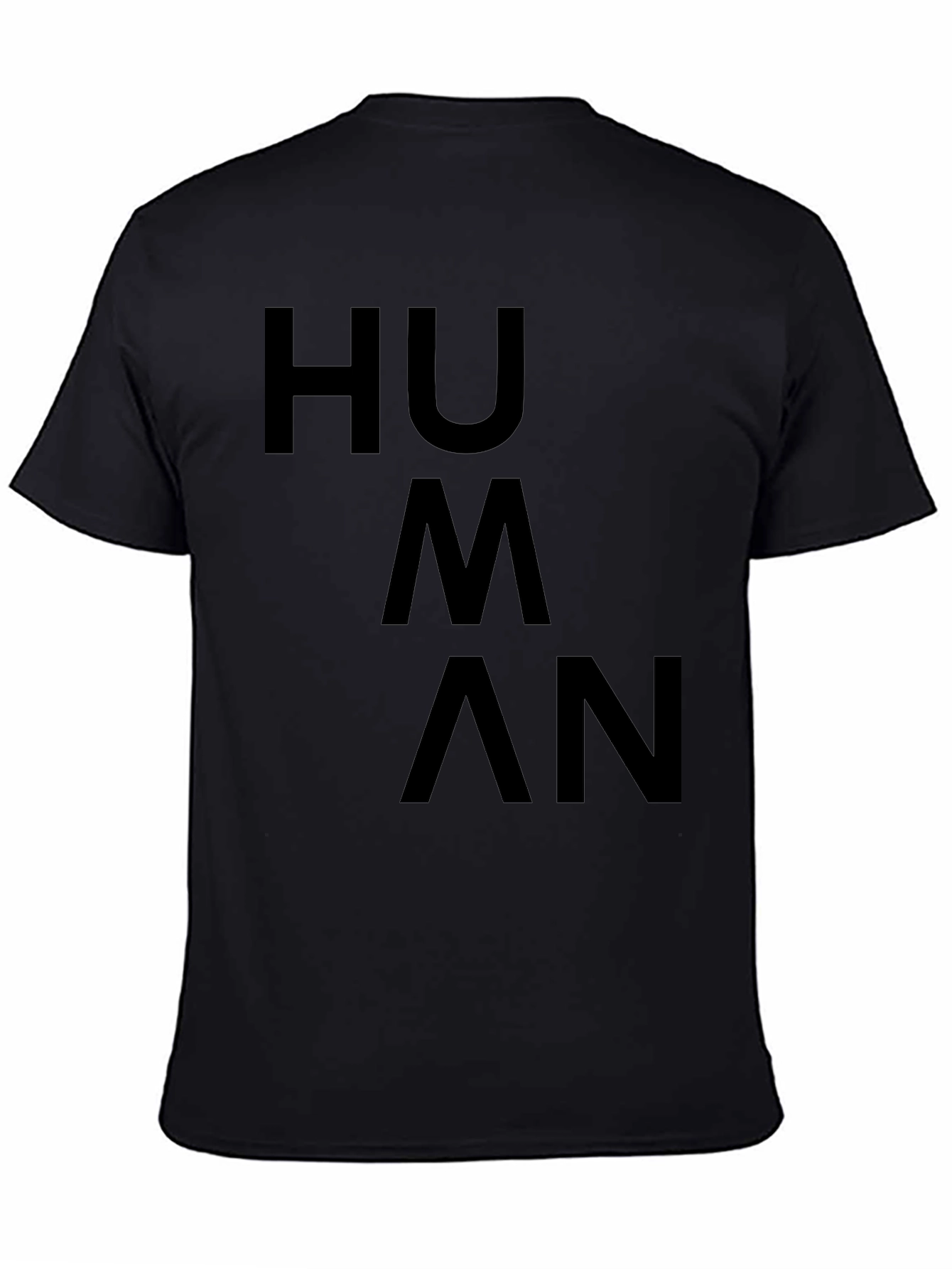 HUMAN Statement Tee - Bold & Simple Graphic Shirt