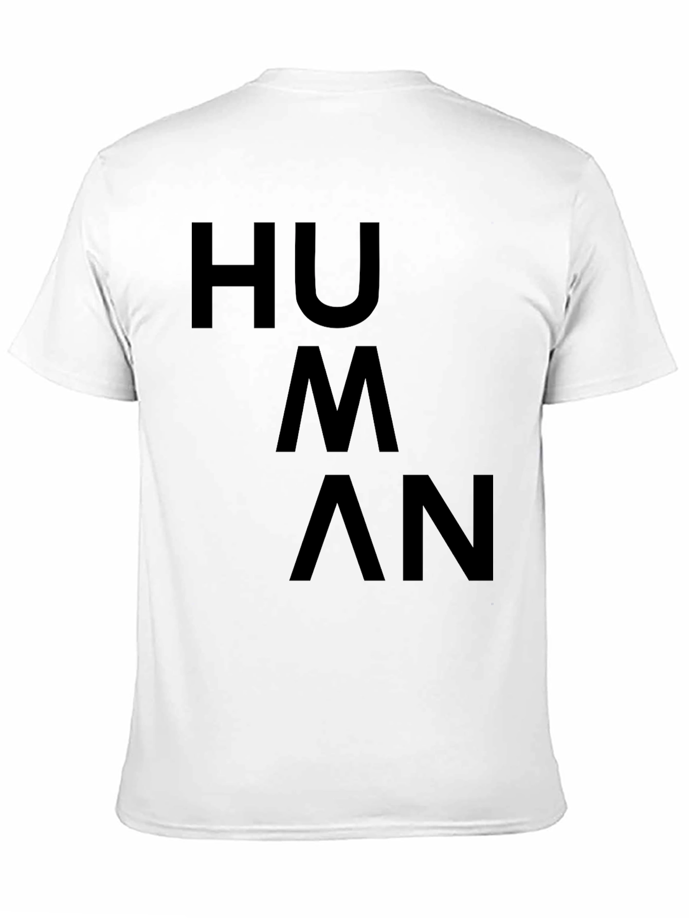 HUMAN Statement Tee - Bold & Simple Graphic Shirt