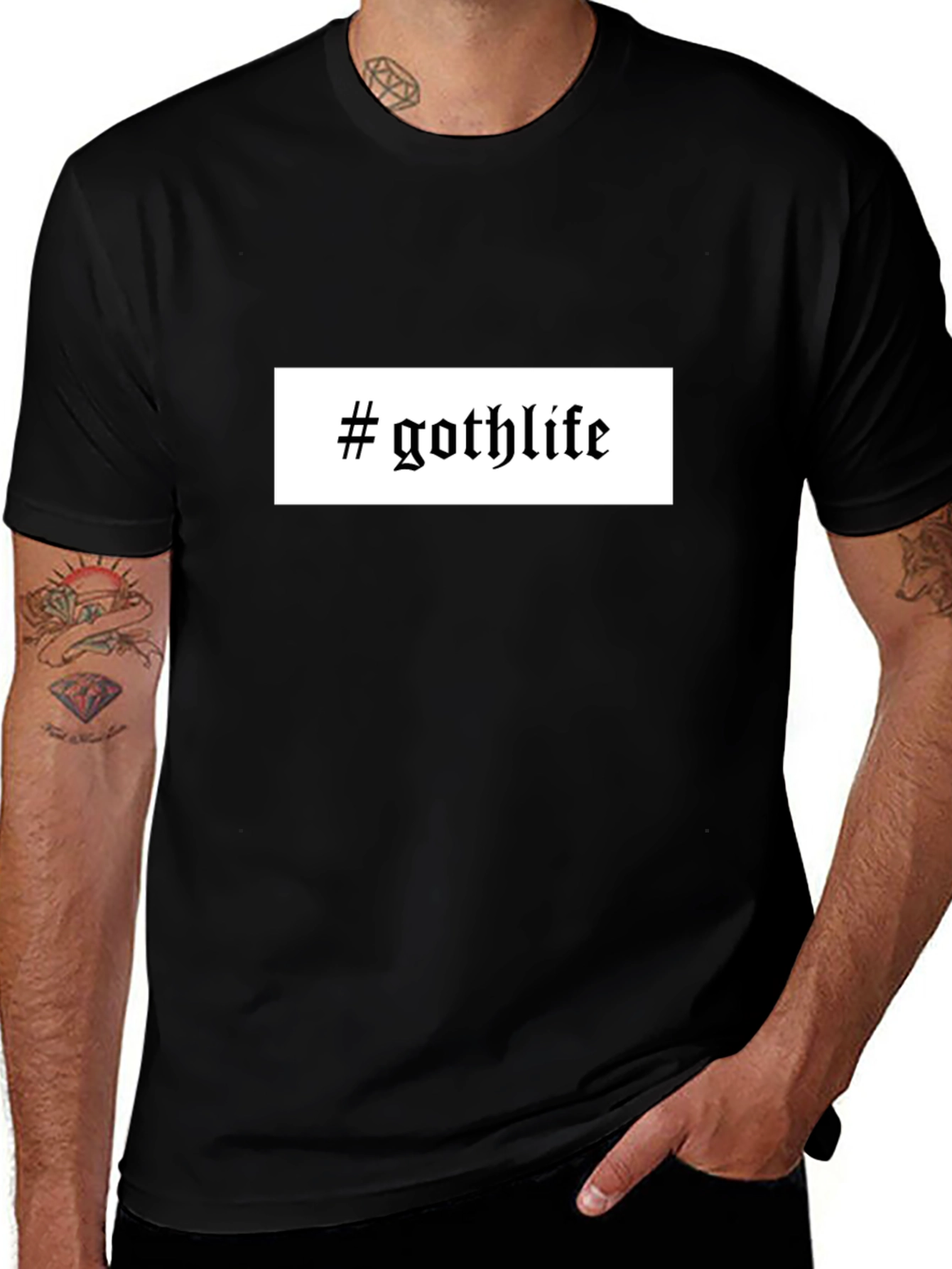 Goth Life Black T-Shirt