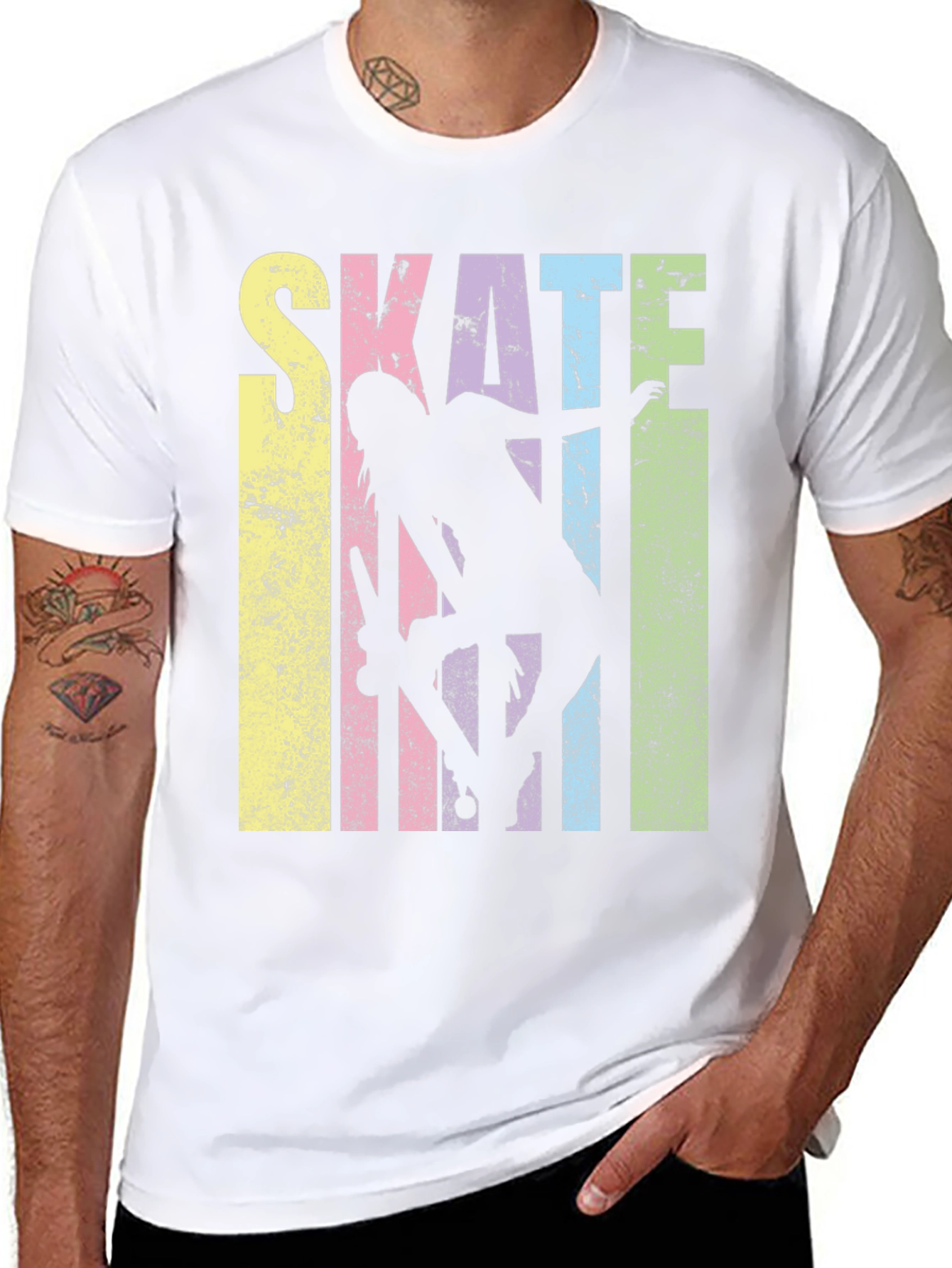Retro Skate T-Shirt: Cool Skater Style