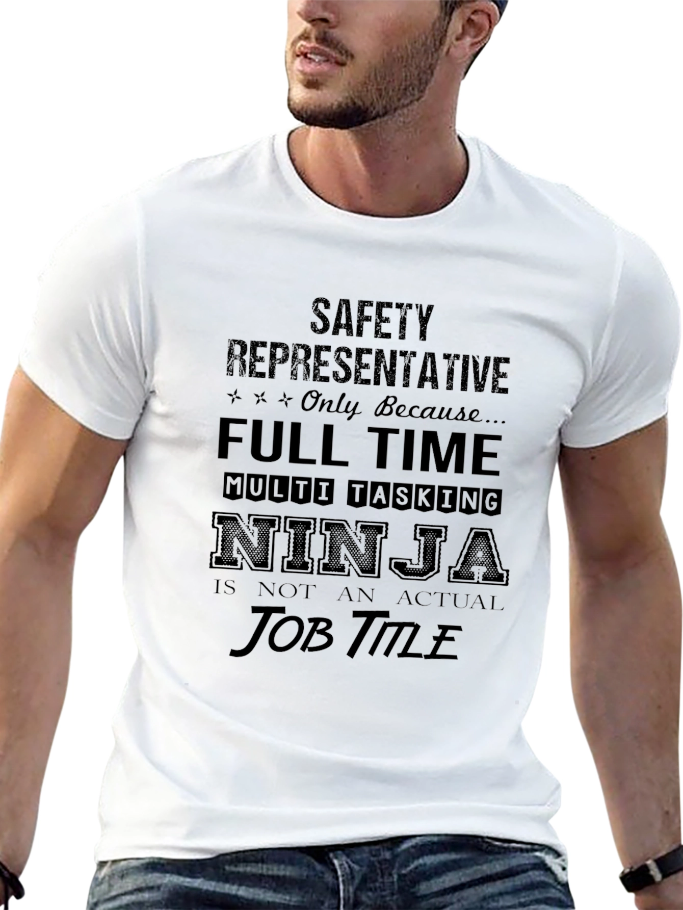 Safety Representative Ninja Job Title T-Shirt