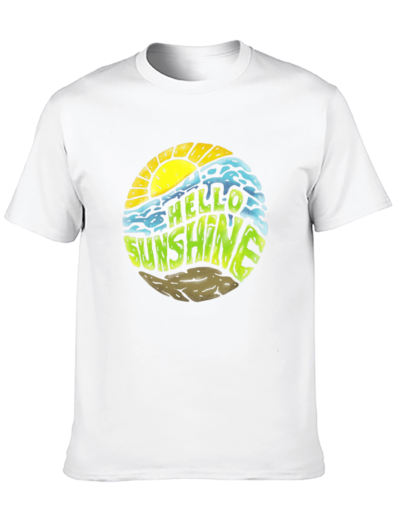 Hello Sunshine Graphic Tee - Black