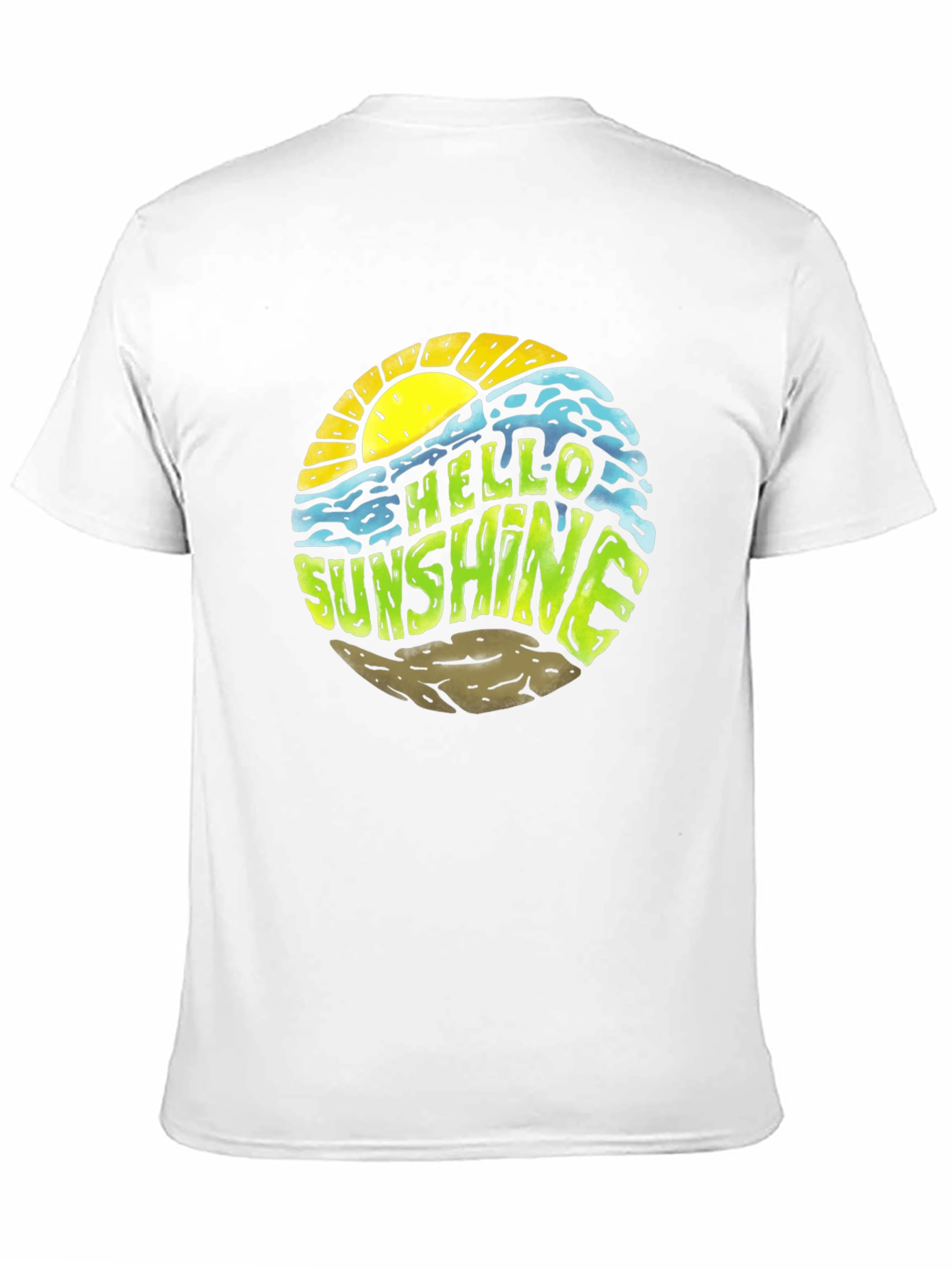 Hello Sunshine Graphic Tee - Black