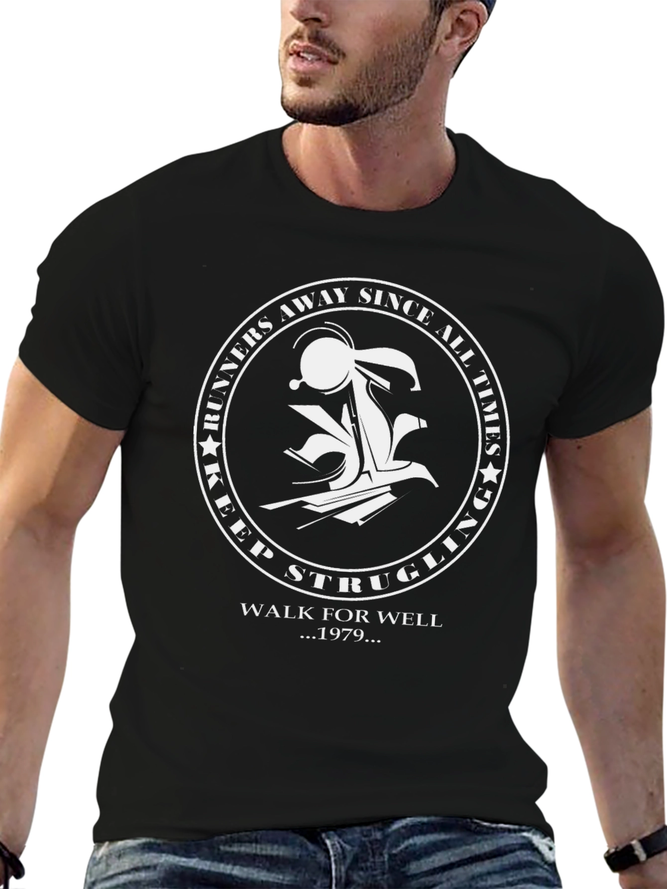 Keep Struggling T-Shirt - Walk For Well 1979