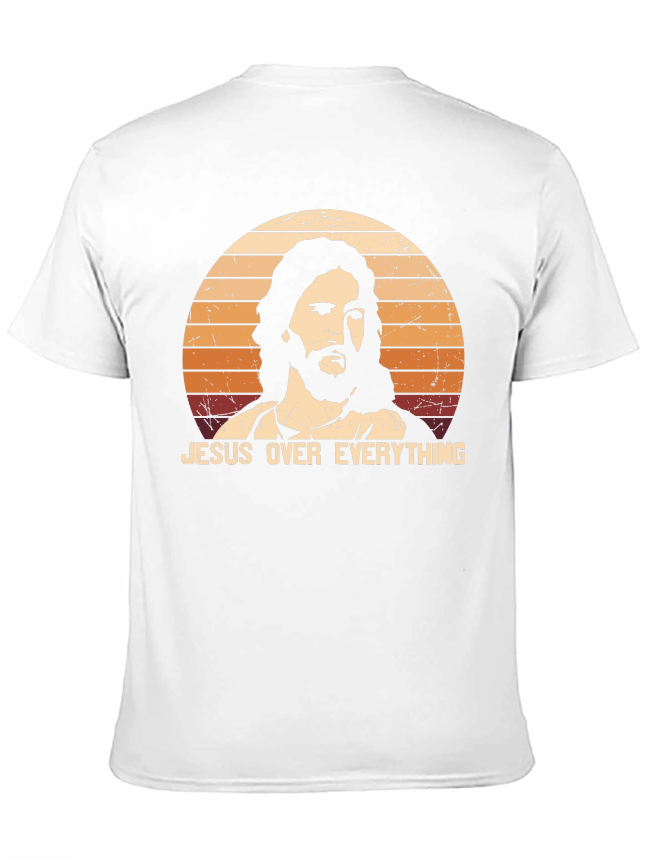 Jesus Over Everything Black Graphic T-Shirt
