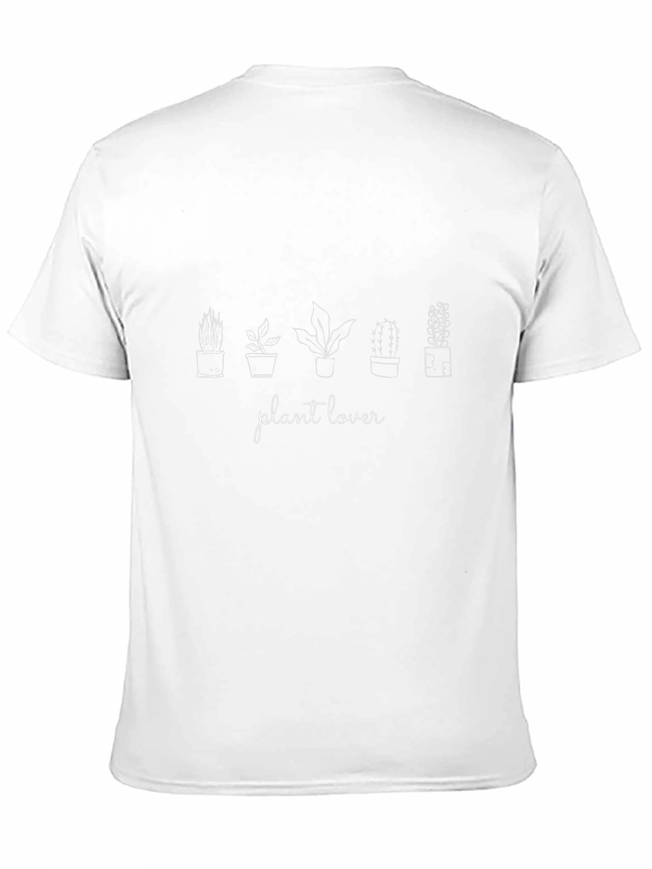 Plant Lover Graphic Tee - Black Cotton T-Shirt