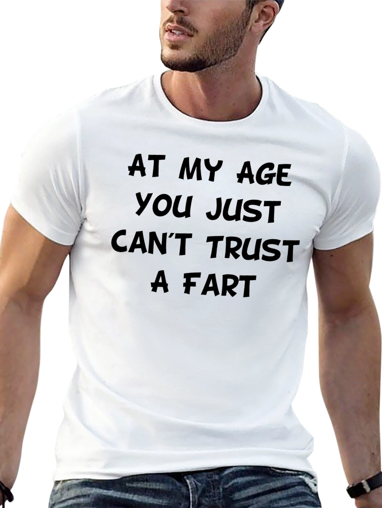 Humorous Cant Trust a Fart Graphic T-Shirt