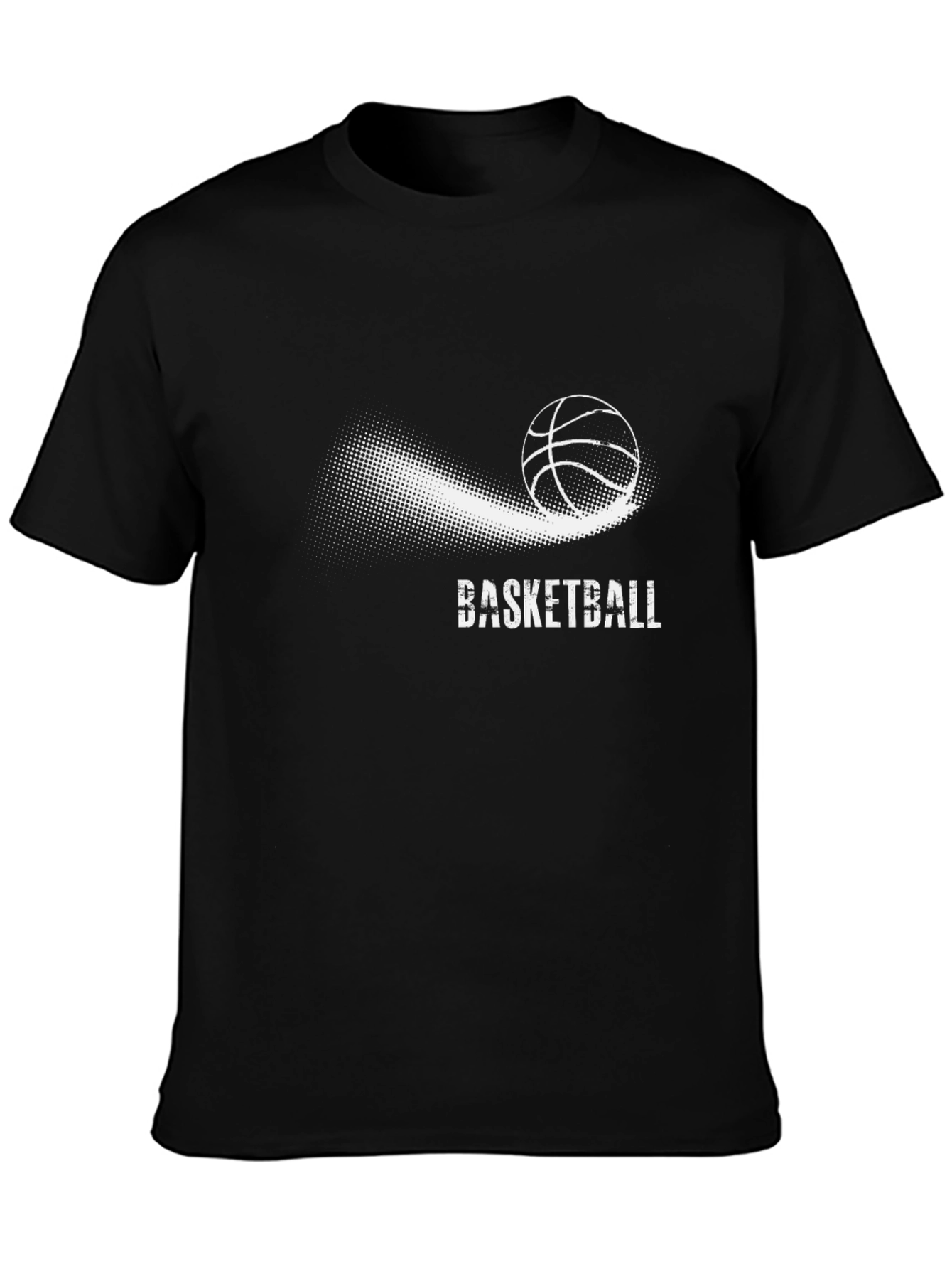 Basketball Graphic Tee - Black